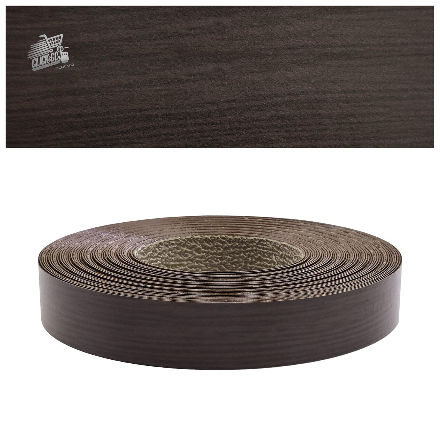 ® - Wenge Effect Edge | 22mm X 5M | Easy to Apply | Apple Kitchen Edge