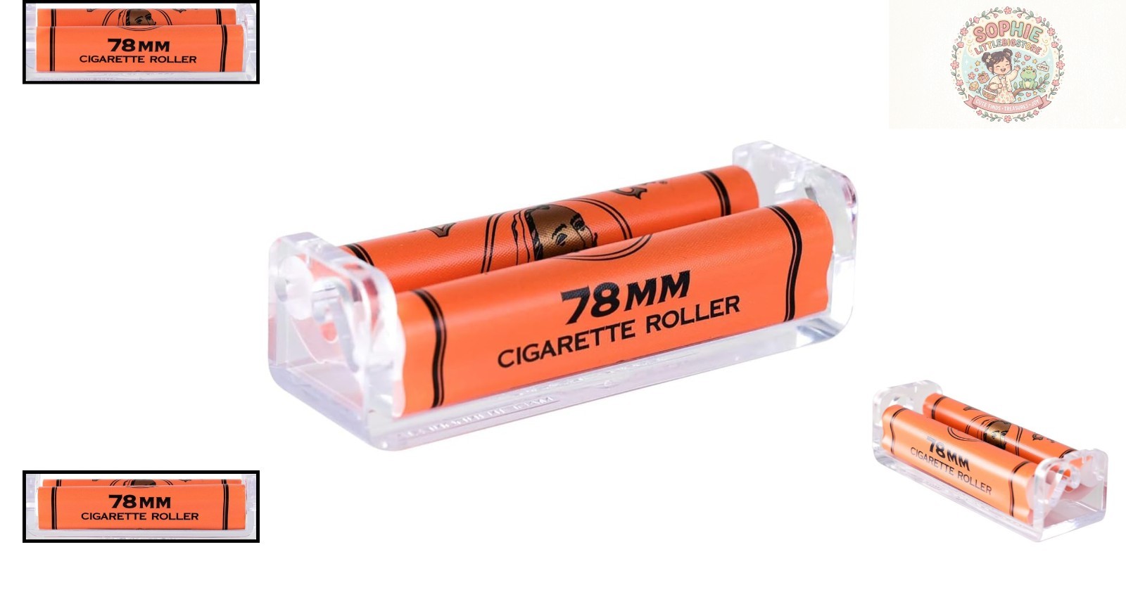 Compact 78mm Zig Zag Cigarette Roller – Durable & Effortless Rolling Solution