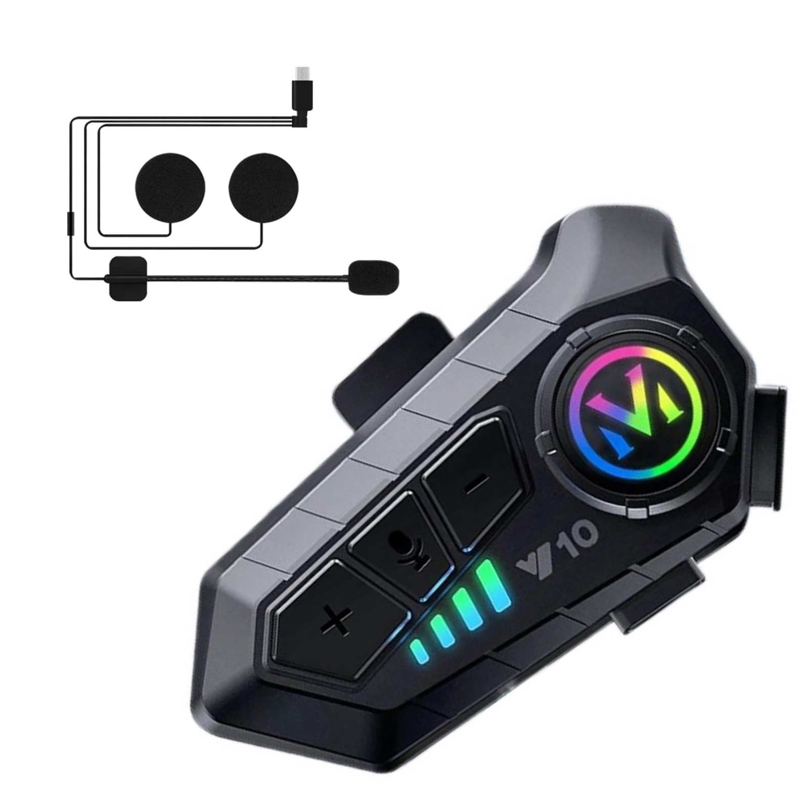 HiFi Bluetooth 5.3 Voice Control Wireless Headphone Motorcycle Helmet Headset