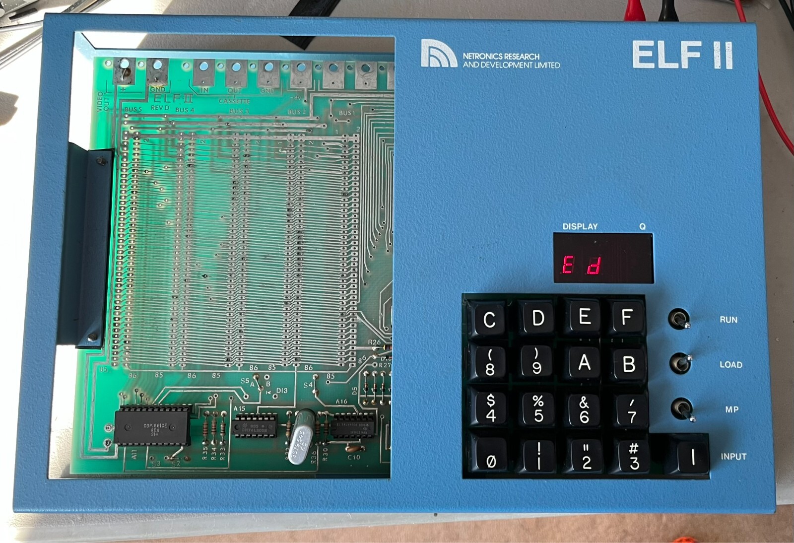 Netronics ELF II in Netronics Metal Enclosure - Tested RCA COSMAC 1802