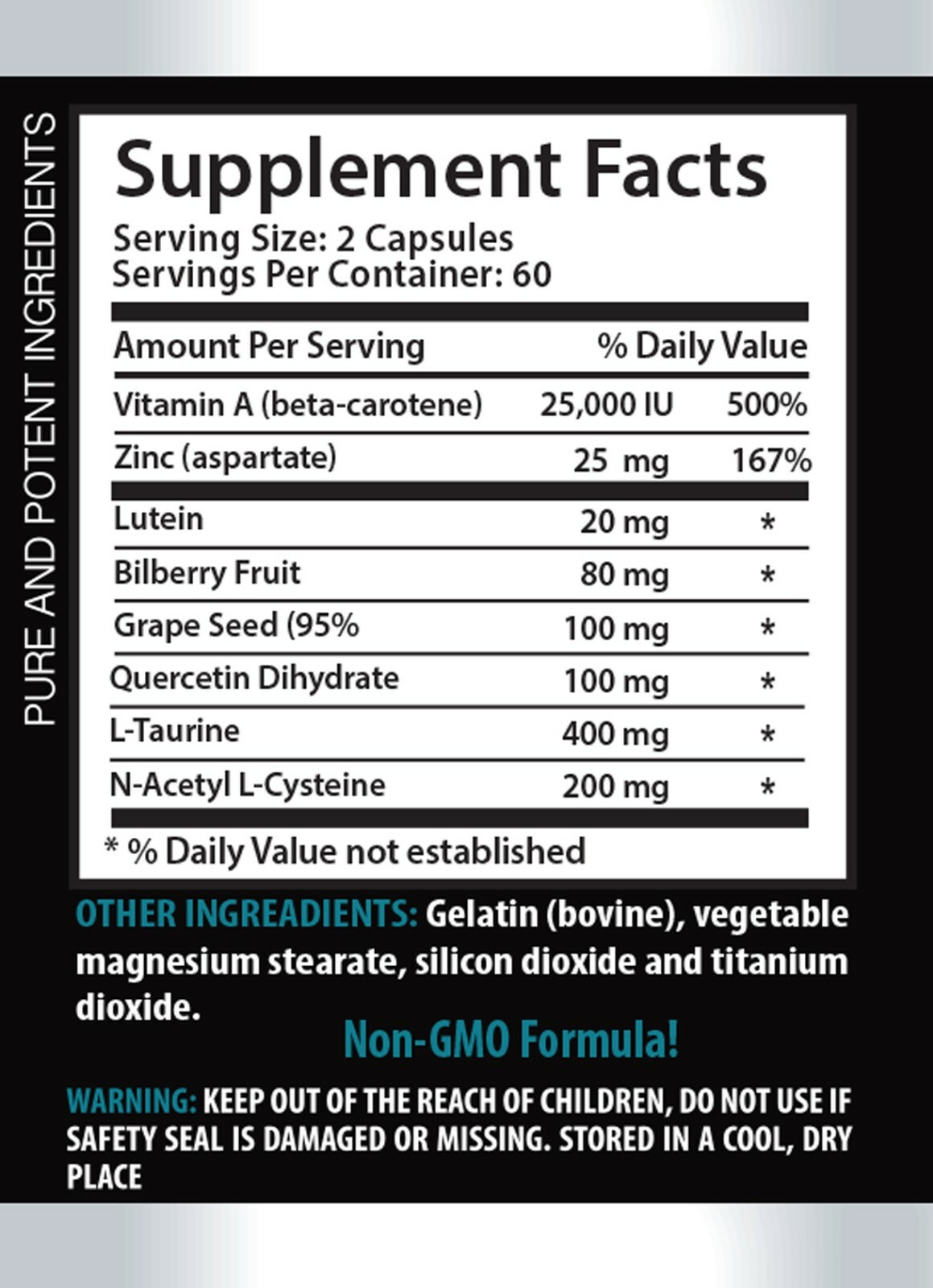 eye uv protection - MAX EYE VISION SUPPORT - lutein natural brand 3B