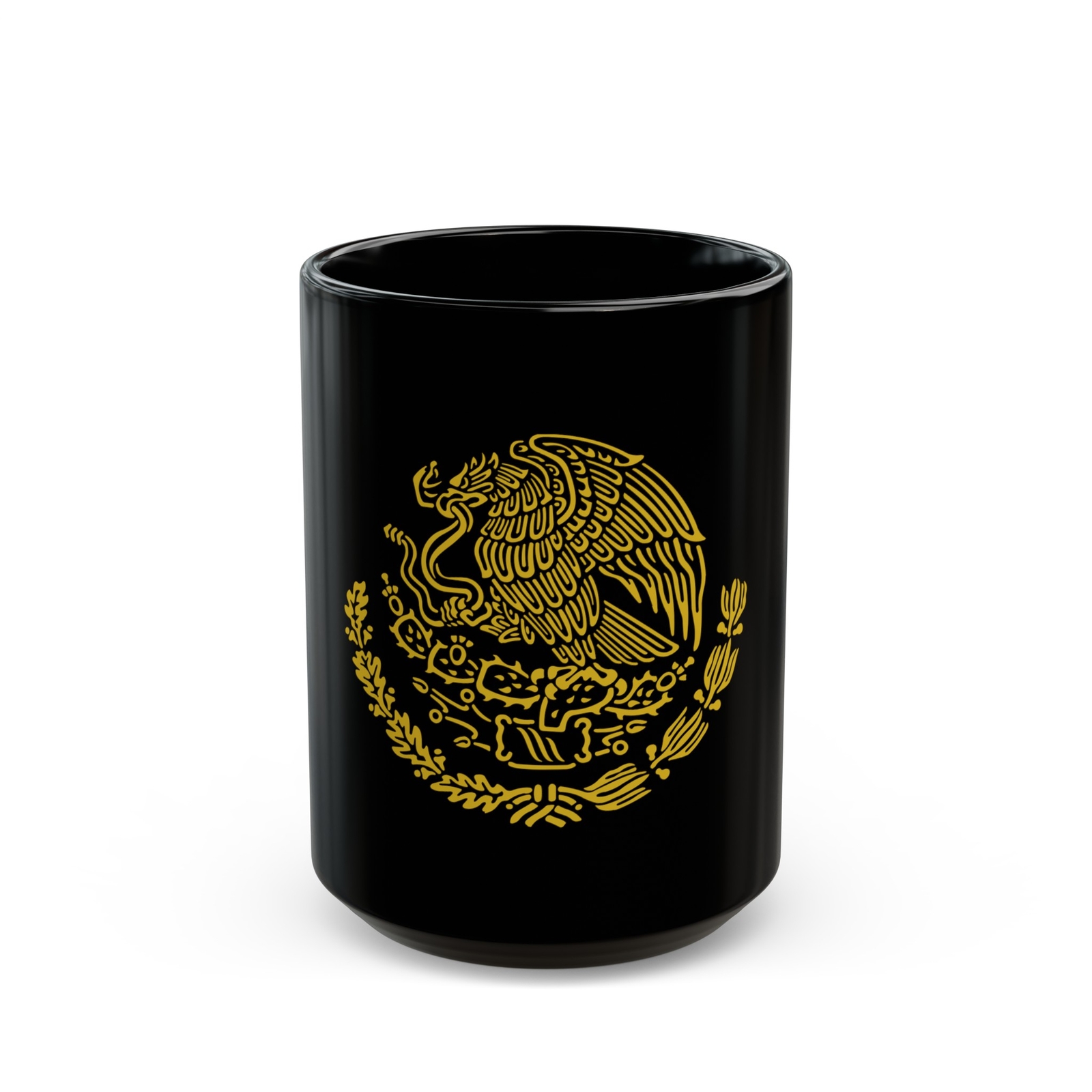 Coat of arms of Mexico 2 - Black Coffee Mug