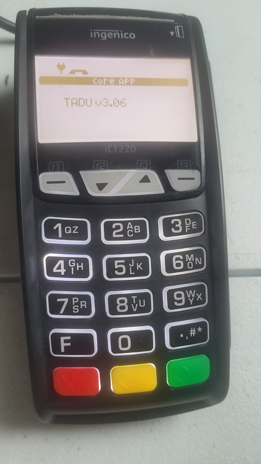 Ingenico Payments Credit Card Reader Payment Machine