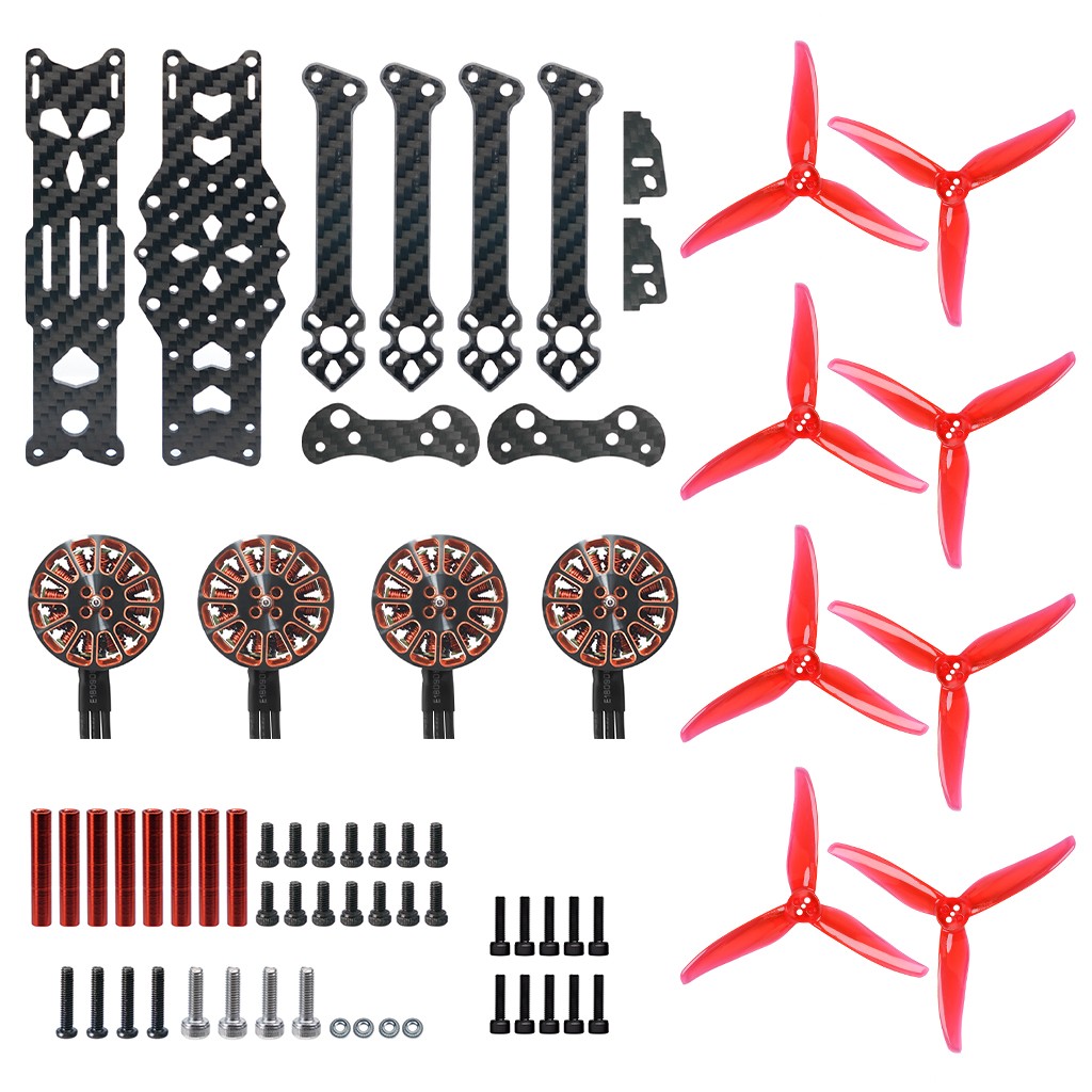 G2004 4S 2900KV Brushless Motor 3-Blade PC Propellers Frame Kit For FPV Drone