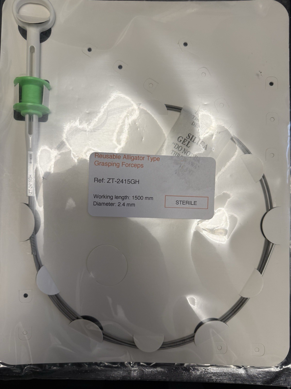 Pinza Endoscópica Para Extracción De Cuerpos Extraños De Cocodrilo Reutilizable
