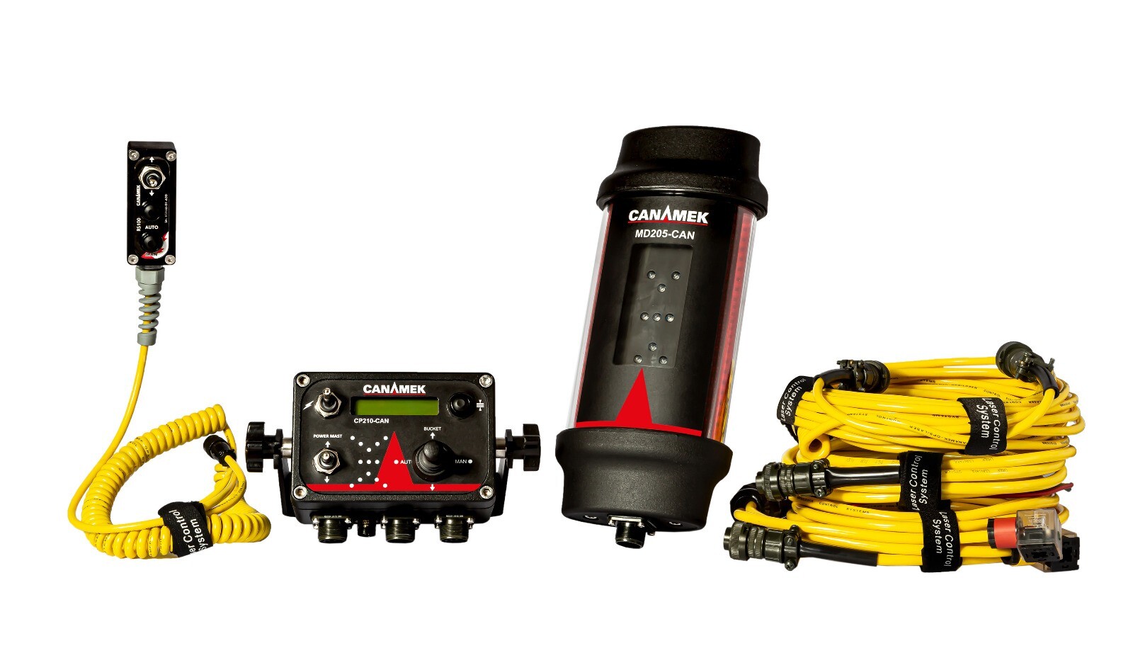 Laser Grade Machine Control System CANAMEK with Remote