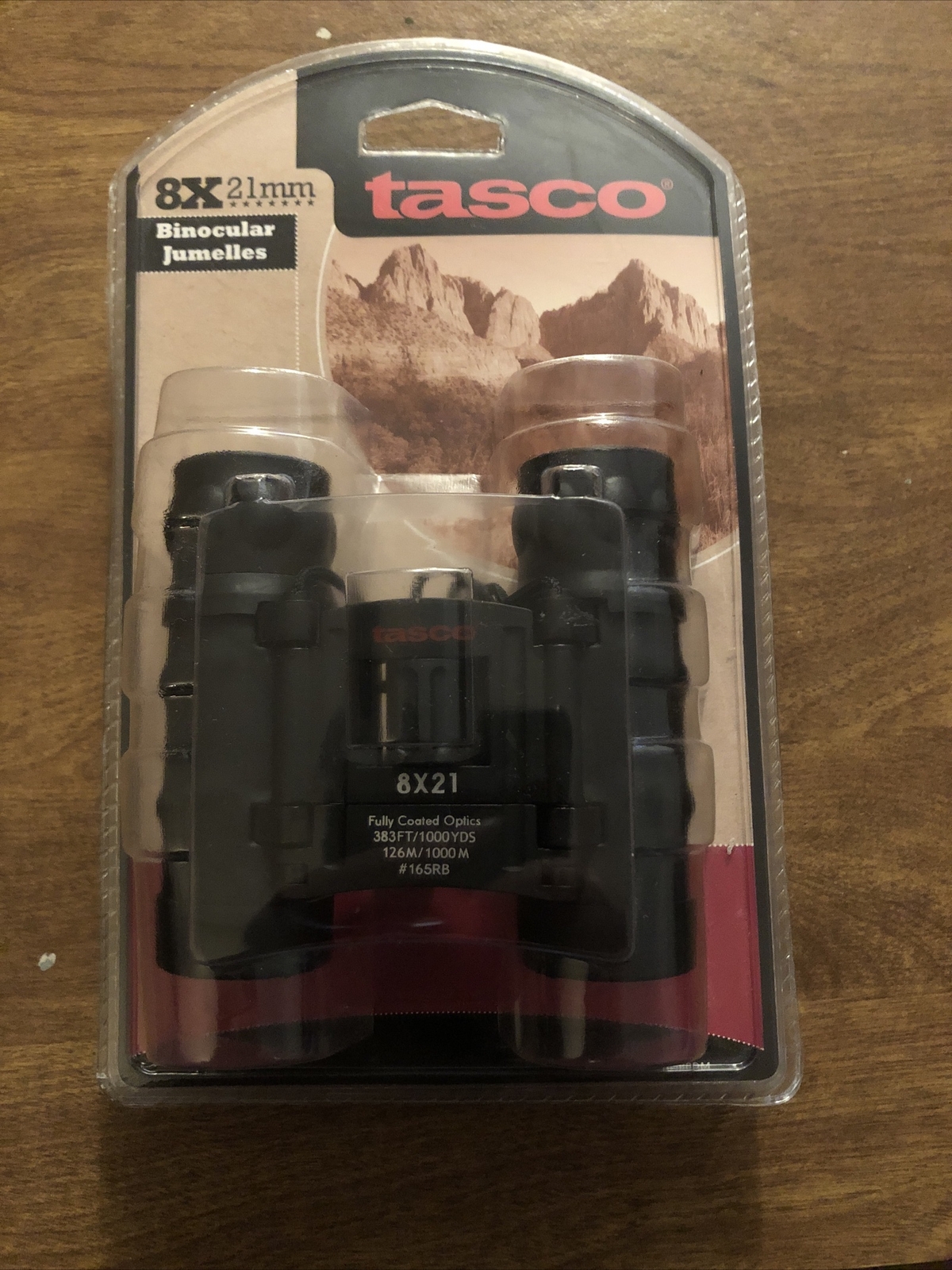Tasco Binoculars Fully Coated Optics 8x21 Model 165RB