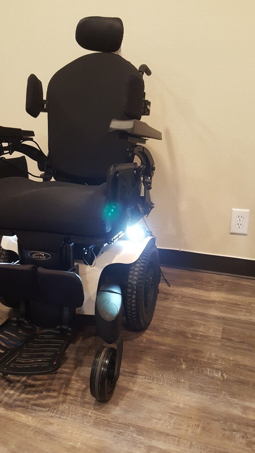 Rnet,LED headlight with Touch Switch for Quickie QM 710 715, 720, Pulse 6 Chair