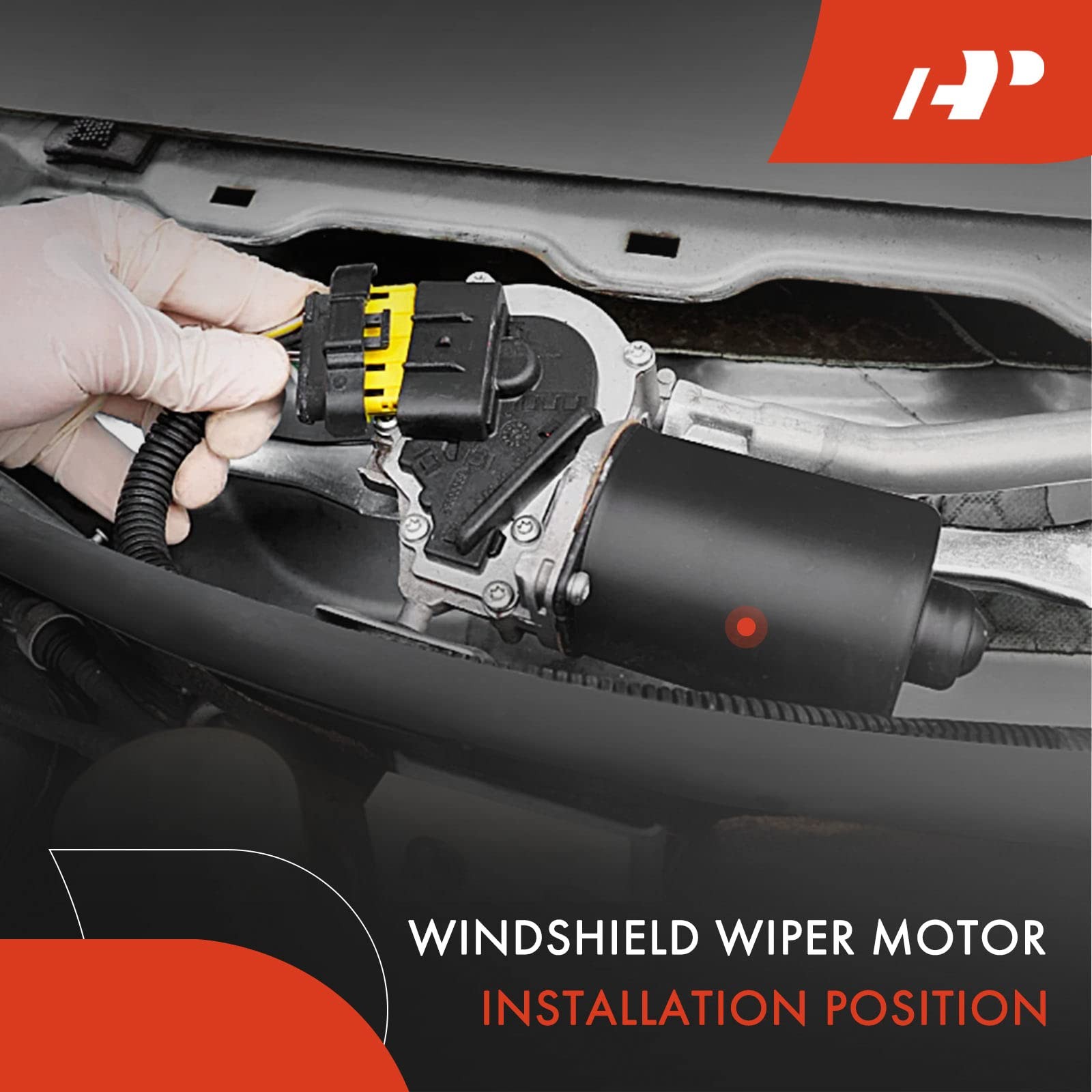 A-Premium Front Windshield Wiper Motor Without Washer Pump Compatible with Kia O