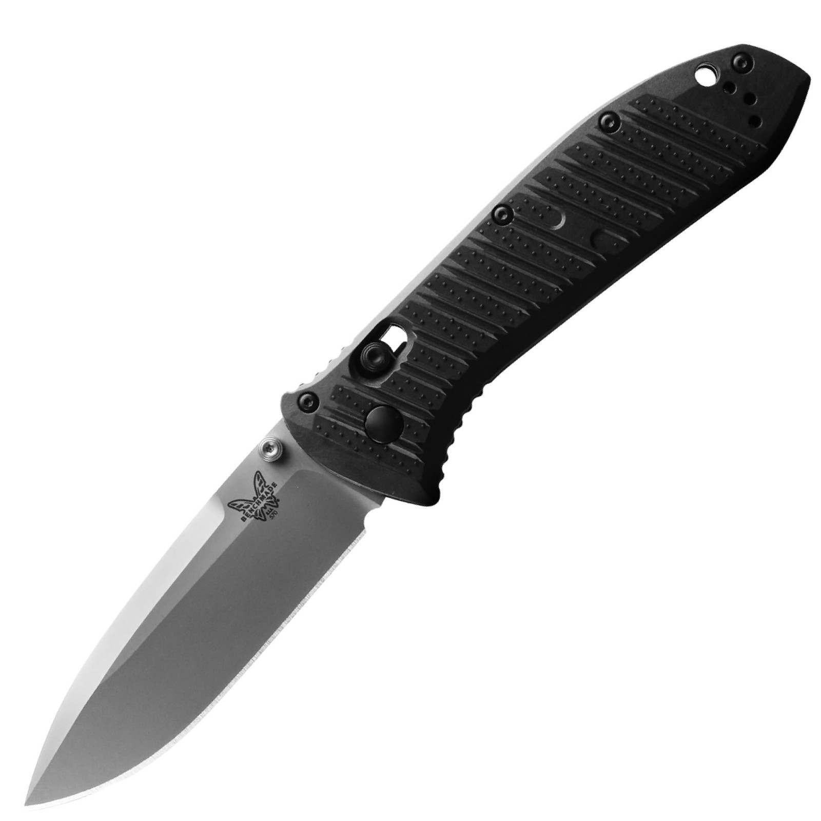 Benchmade Presidio II Folding Drop Point Knife, Black - 570-1