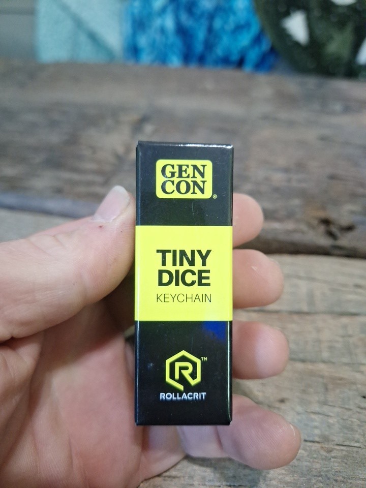 Gen Con Tiny 7pc Dice Set Keychain (unused)