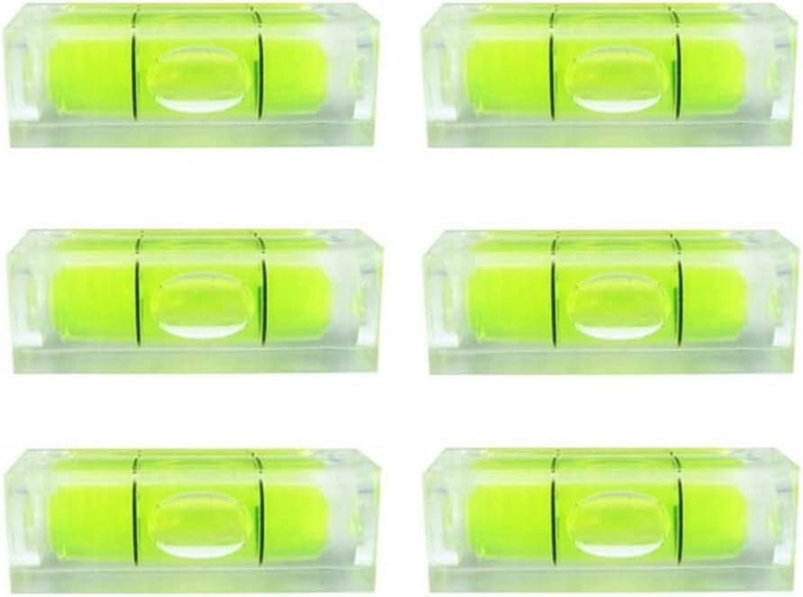 6pcs Small Bubble Level Mini Square Bubble Spirit Levels Leveling Tools New...