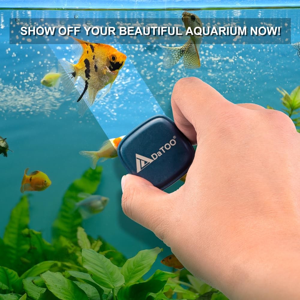 DaToo Aquarium Mini Magnetic Scrubber Scraper Small Fish Tank Cleaner Nano