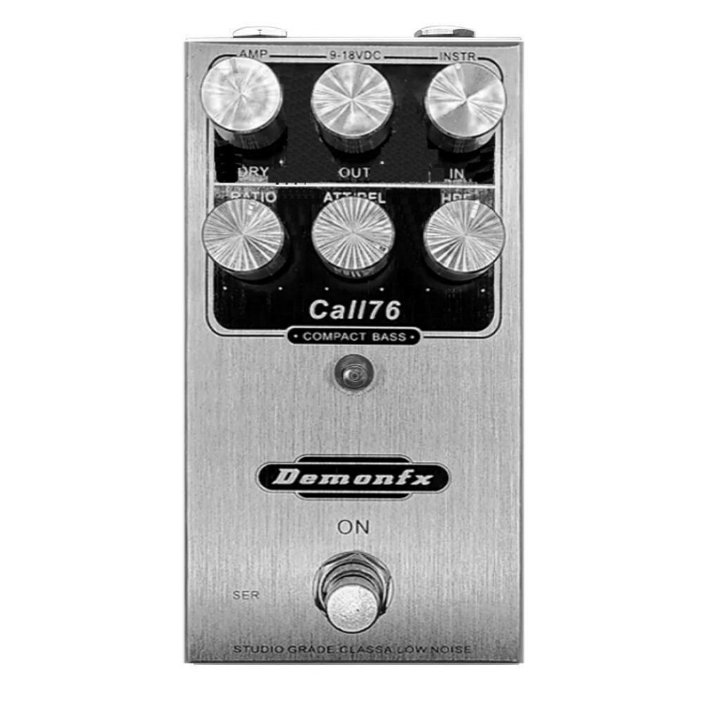Demonfx CALL76 Compact Bass Compressor Effect Pedal
