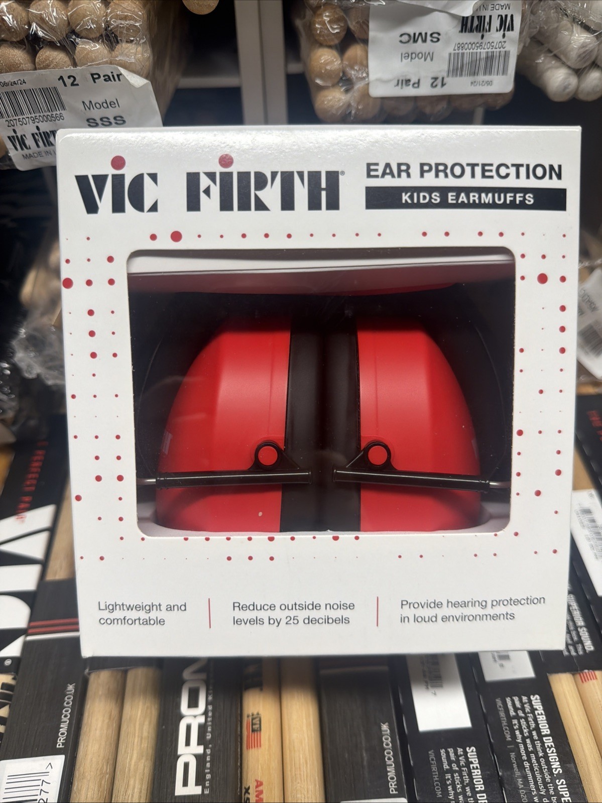 Vic Firth - KIDP2 - Kidphones -- Isolation Headphones for Kids