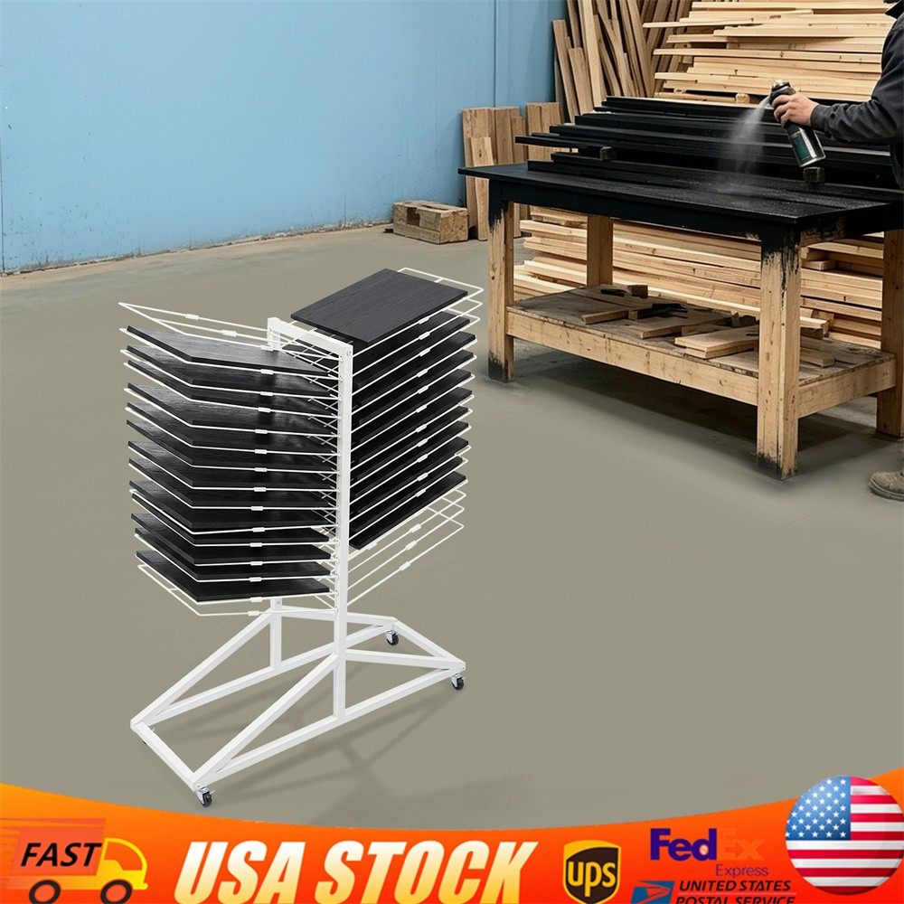 30 Tier Paint Drying Rack, Workshops Paint Drying Rack, Freestanding Drying Rack