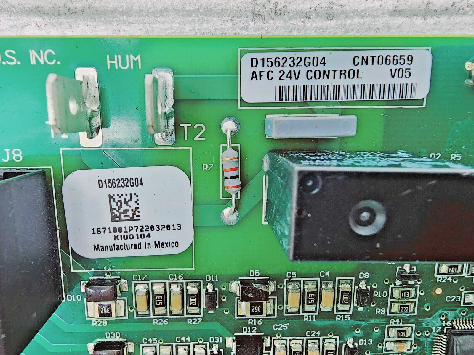 Trane D803403G06 Complete Control Board With Back Plane K100104 CNT06903