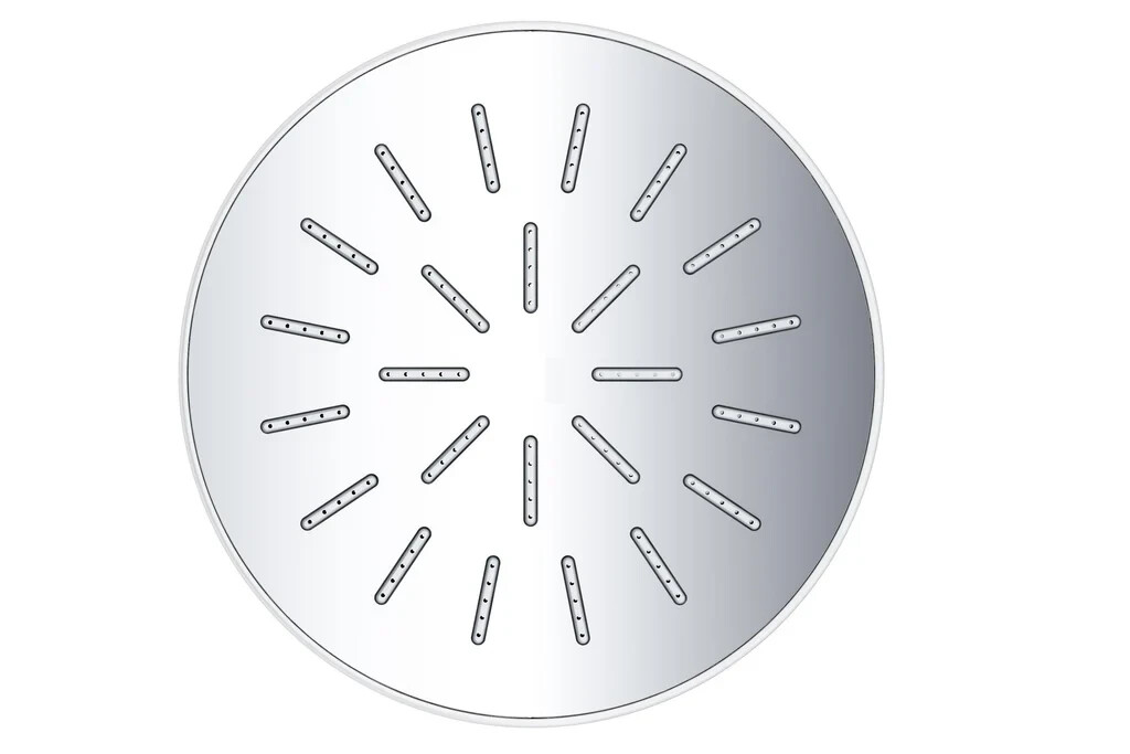 Dawn Chrome 6" Round Rainhead Showerhead