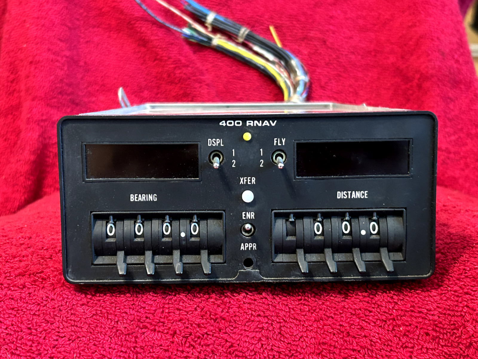 CESSNA RN 478A AREA NAV COMPUTER P/N 44100-1000 WITH TRAY AND CONNECTORS ARC 400