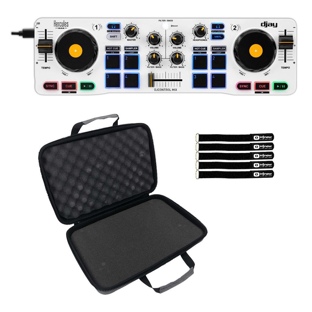 Hercules DJControl Mix DJ Controller for Smartphones with Case Package