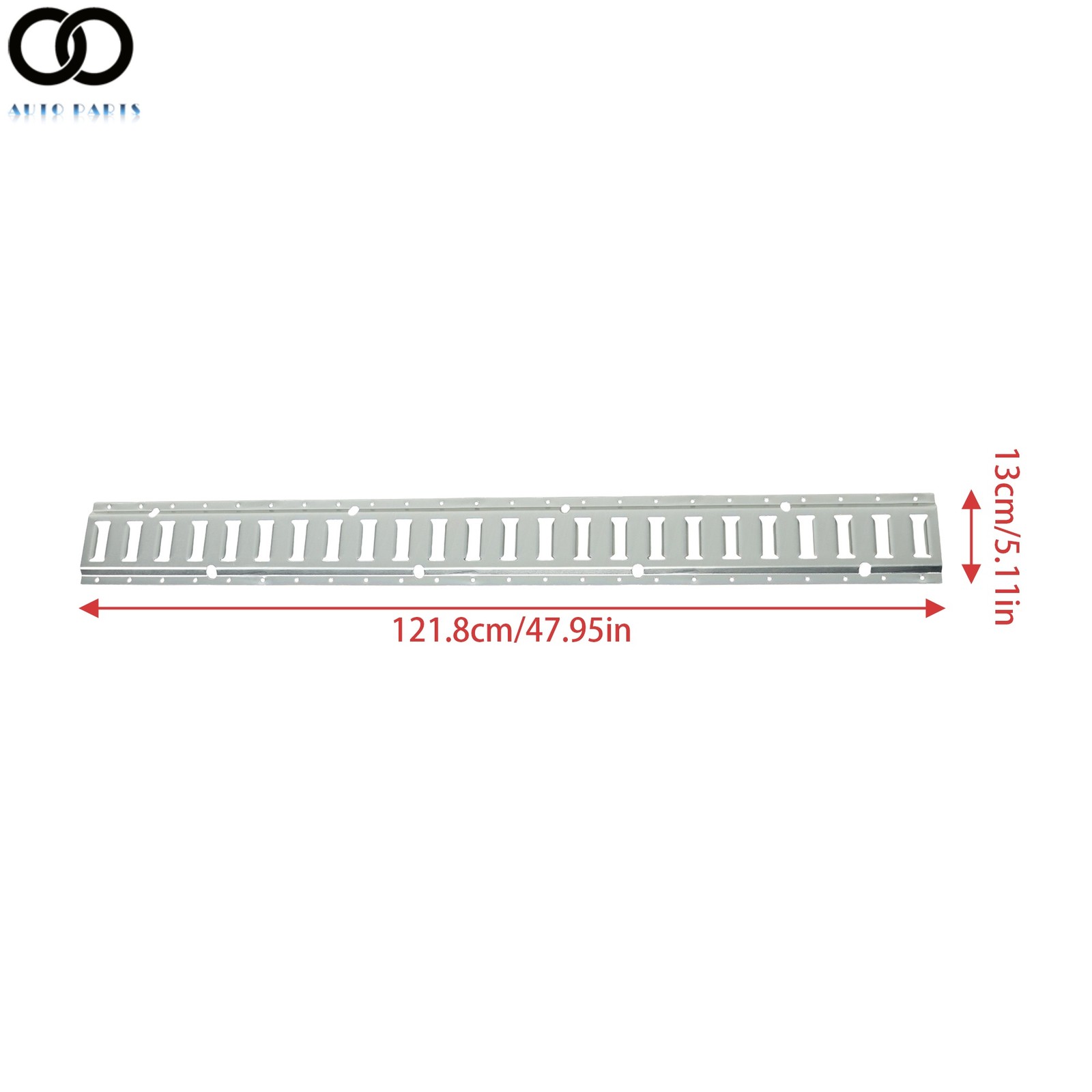 10 Pack 4' E Track Tie Down Rail New System Silver Galvanized For Trucks Vans