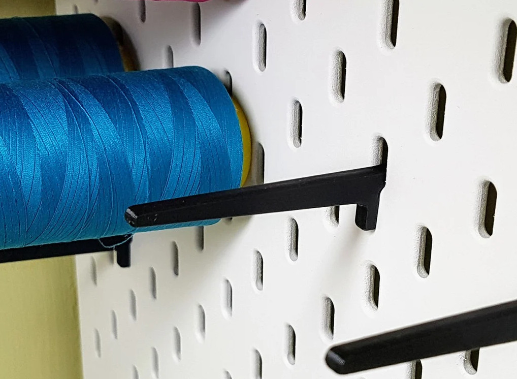 10-pack of 3" Spool Pegs for Ikea Skadis Pegboard | Spoolerholder 3d Printed