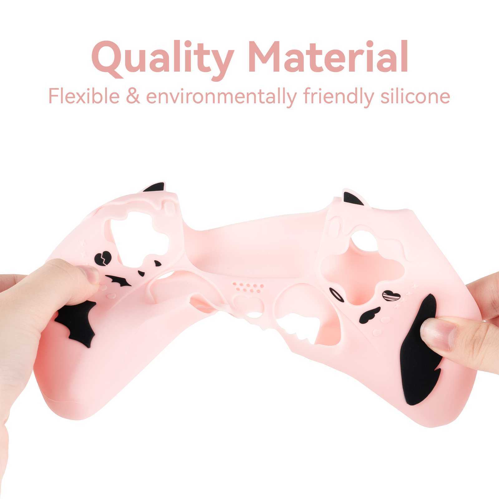GeekShare Skull Protective Case Cover for PS5 Controller Silicone Shell Skin