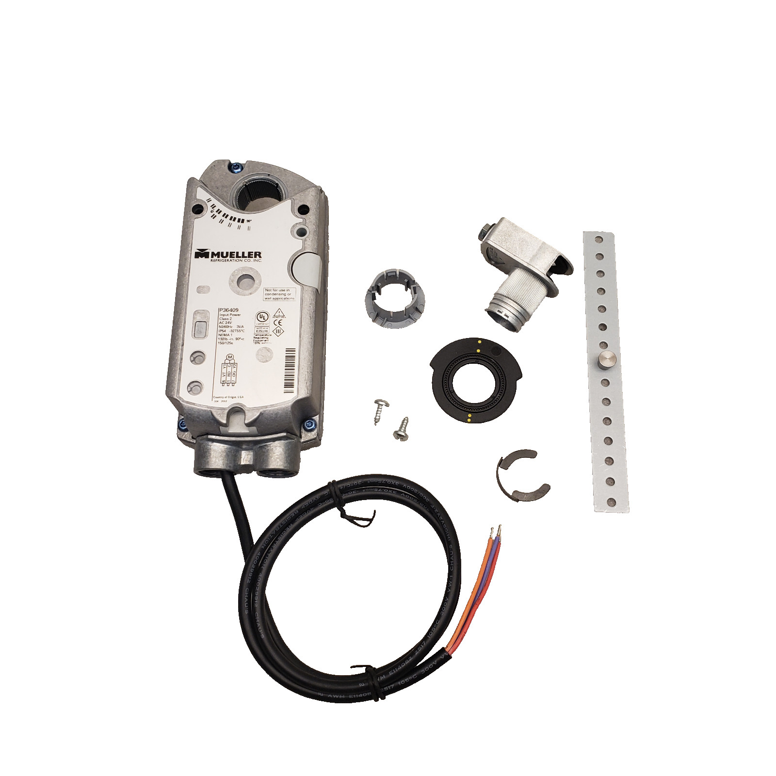 MUELLER Industries P36409 24V 132InLb Electrical Actuator HVAC - II P36409-CFT