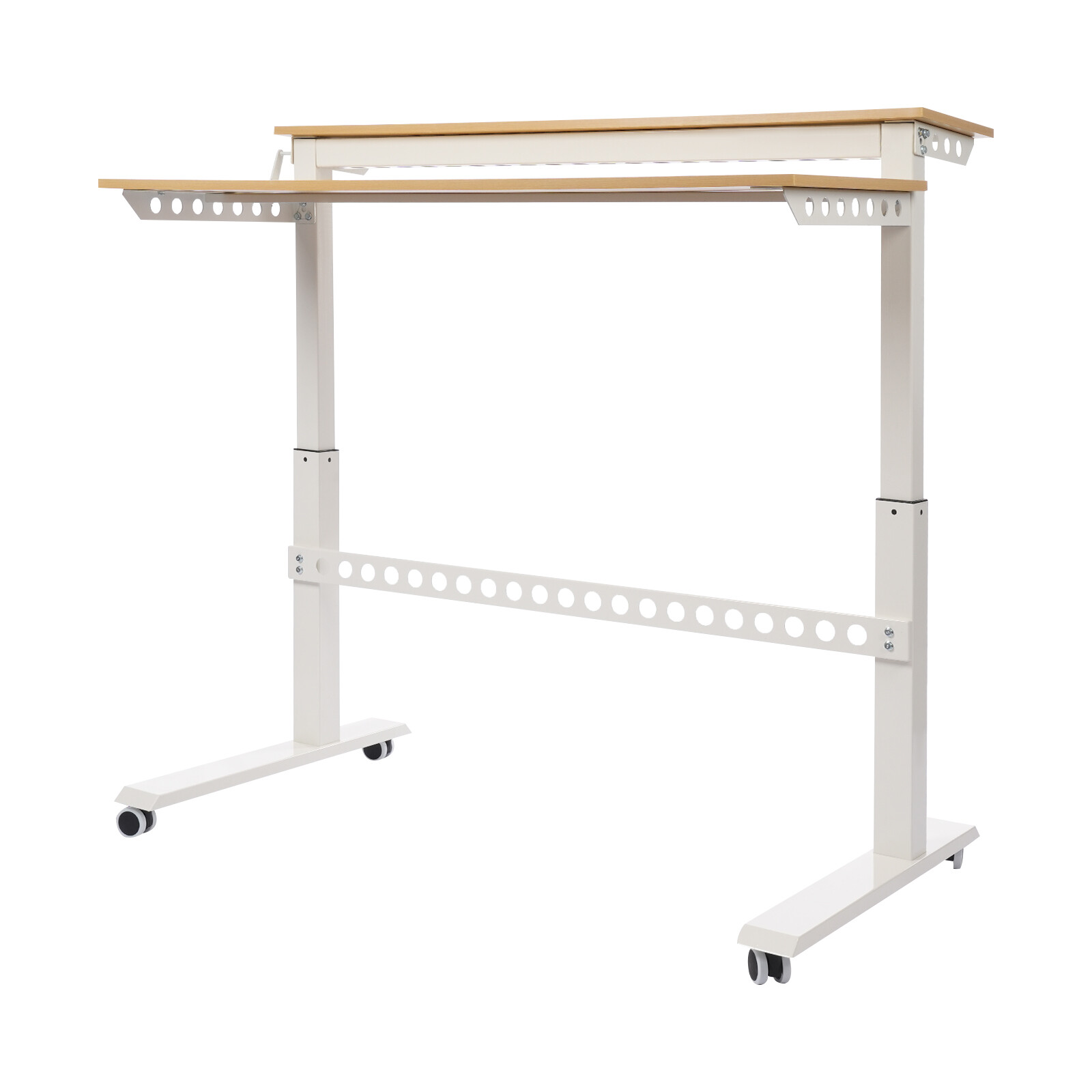 2-Tier For Working Adjustable Standing Desk Standing Desk Rolling Standing Desk