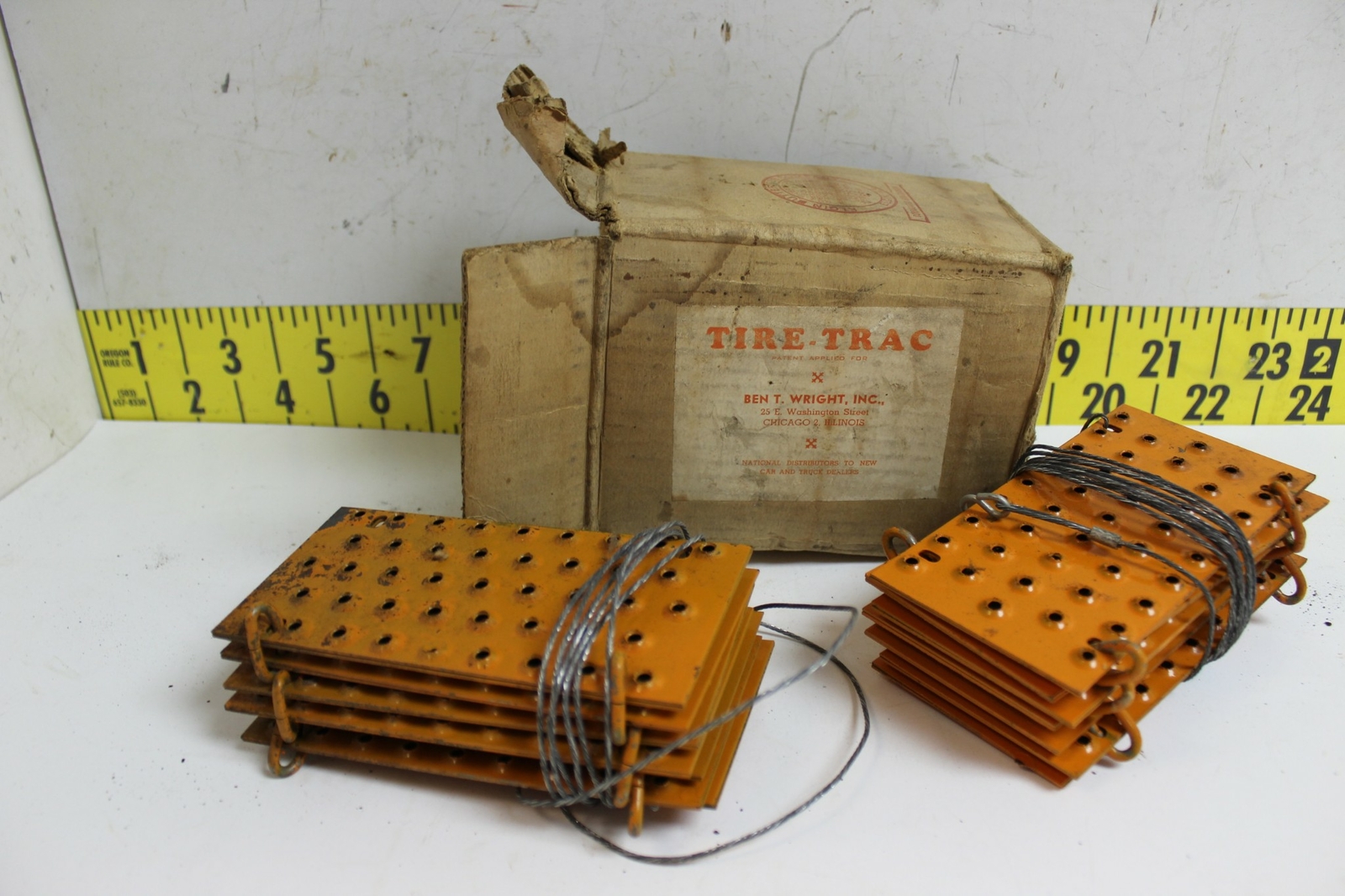 New Antique Tire Trac Wood Spoke Tire Chains Ben T Wright, Inc. (SVM116