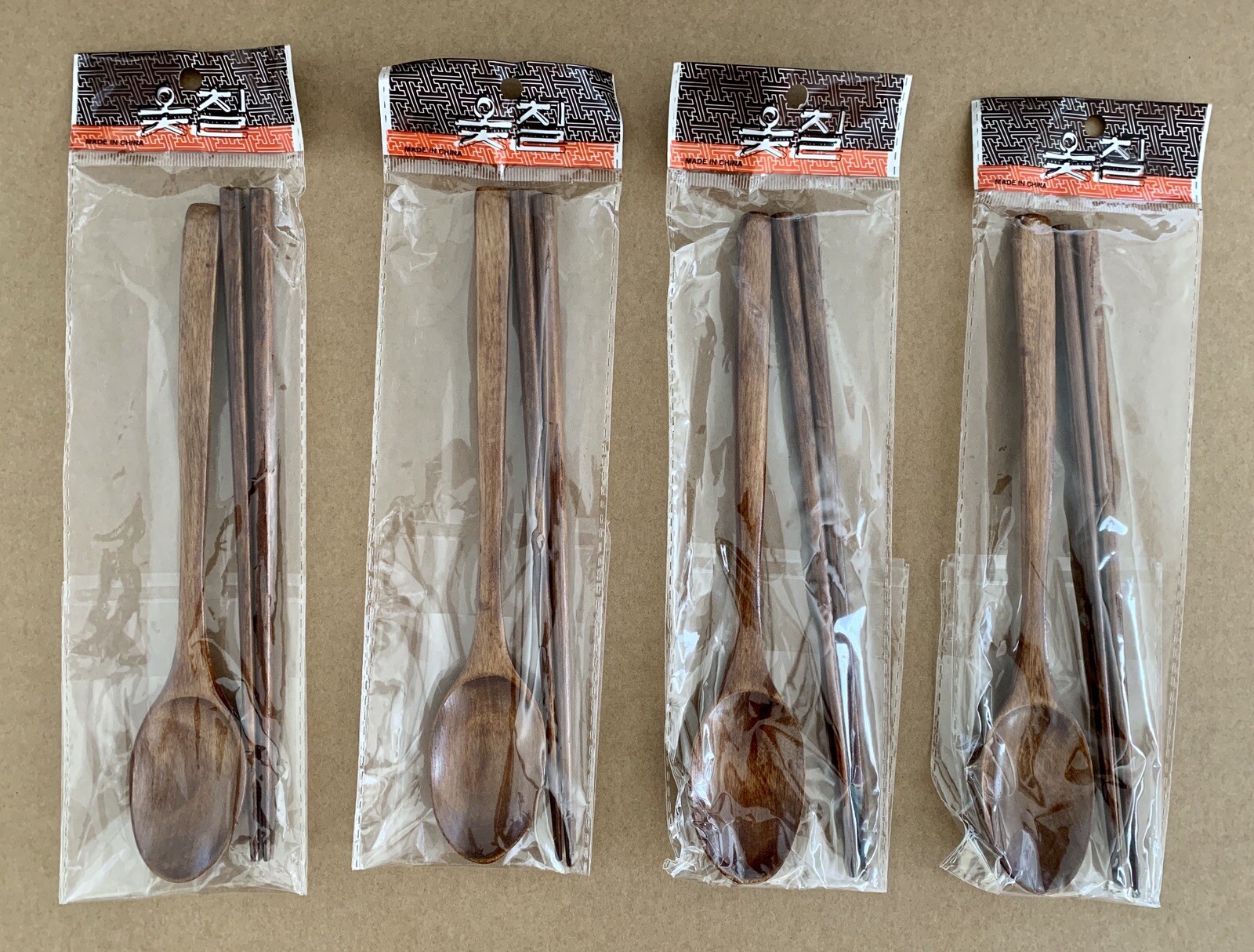Wooden Spoon Set 4pair