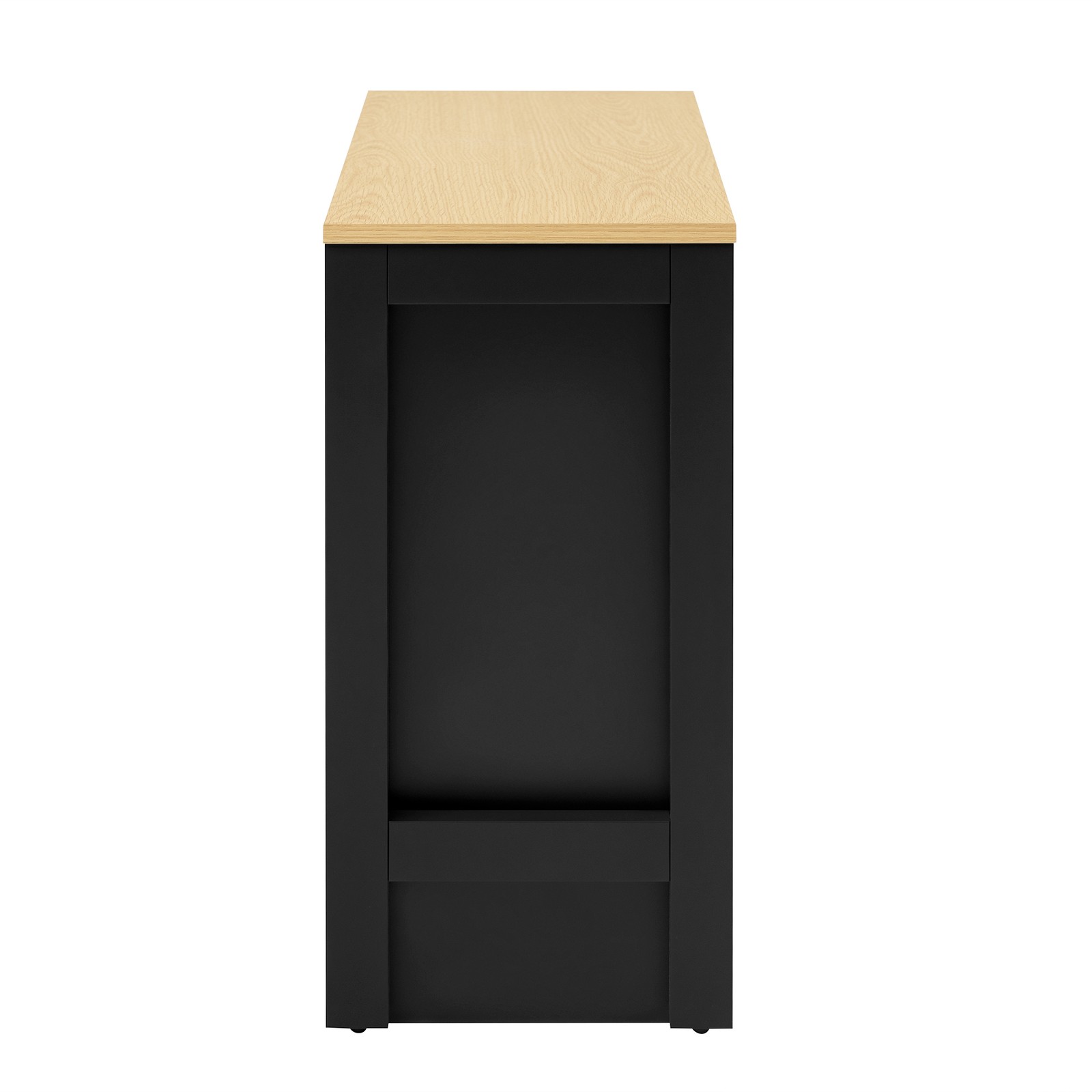89.7''Wooden Sideboard with Extendable Table,Multifunctional Storage Cabinet*