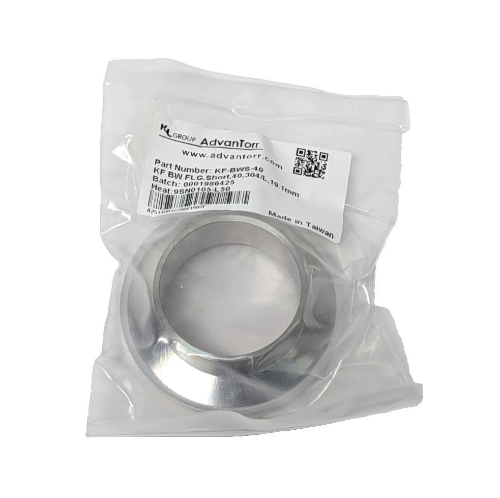 New Weld Socket Flange KF-40 Vacuum Fittings, ISO-KF Flange Size NW-40