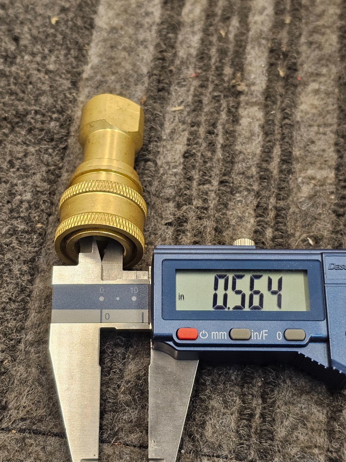 (QTY 2) Breco 2DSF2-B: Brass Quick Coupler Disconnect