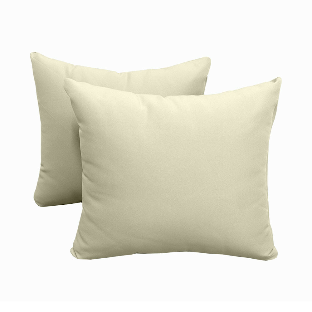 *COVER ONLY*-Style4 Outdoor Bolster Back Pillow Slipcover Knife Edge Twin AD005