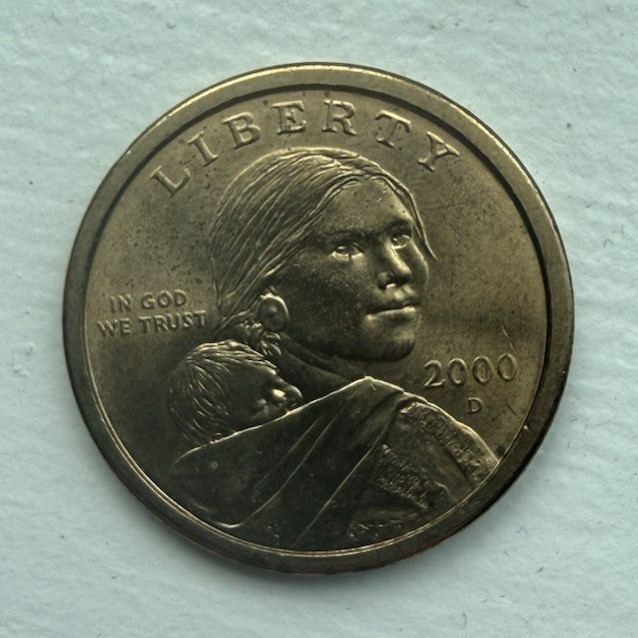 LIBERTY E Pluribus ONE Dollar COIN unum 2000 One DOLLAR Collectibe RARE Coin D