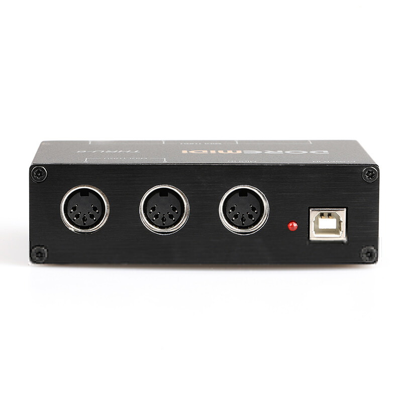 DOREMIDI THRU-6 MIDI Box 16 Channels 6 Output 1 Input 5 Pin MIDI Interface