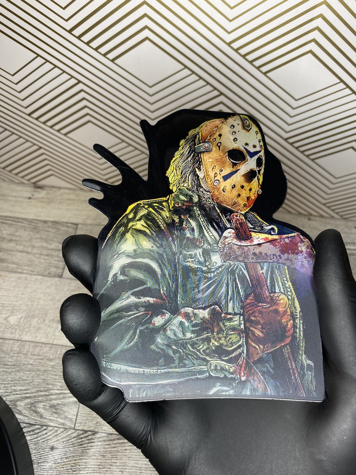 Jason Voorhees, Michael Myers, Freddy Krueger 3D Lenticular Motion Car Sticker