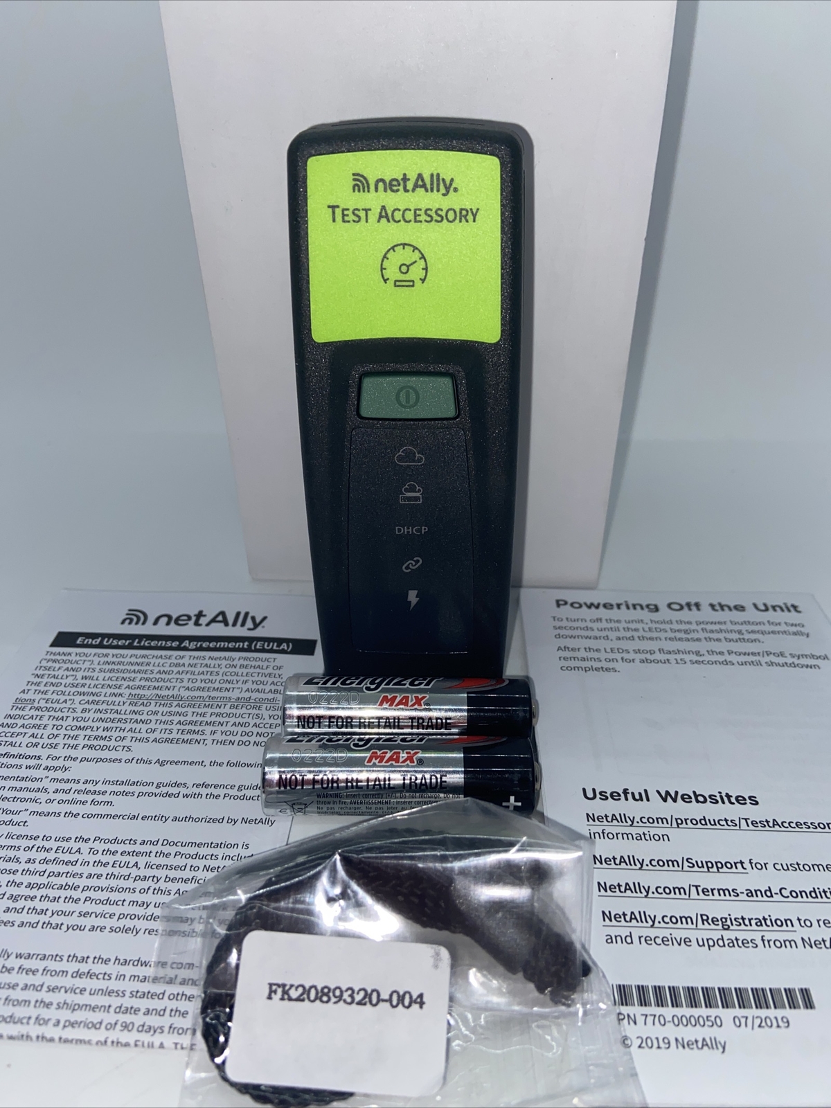 NetAlly Test Accessory Network Performance Wi-Fi Tester***FAST FREE SHIPPING***