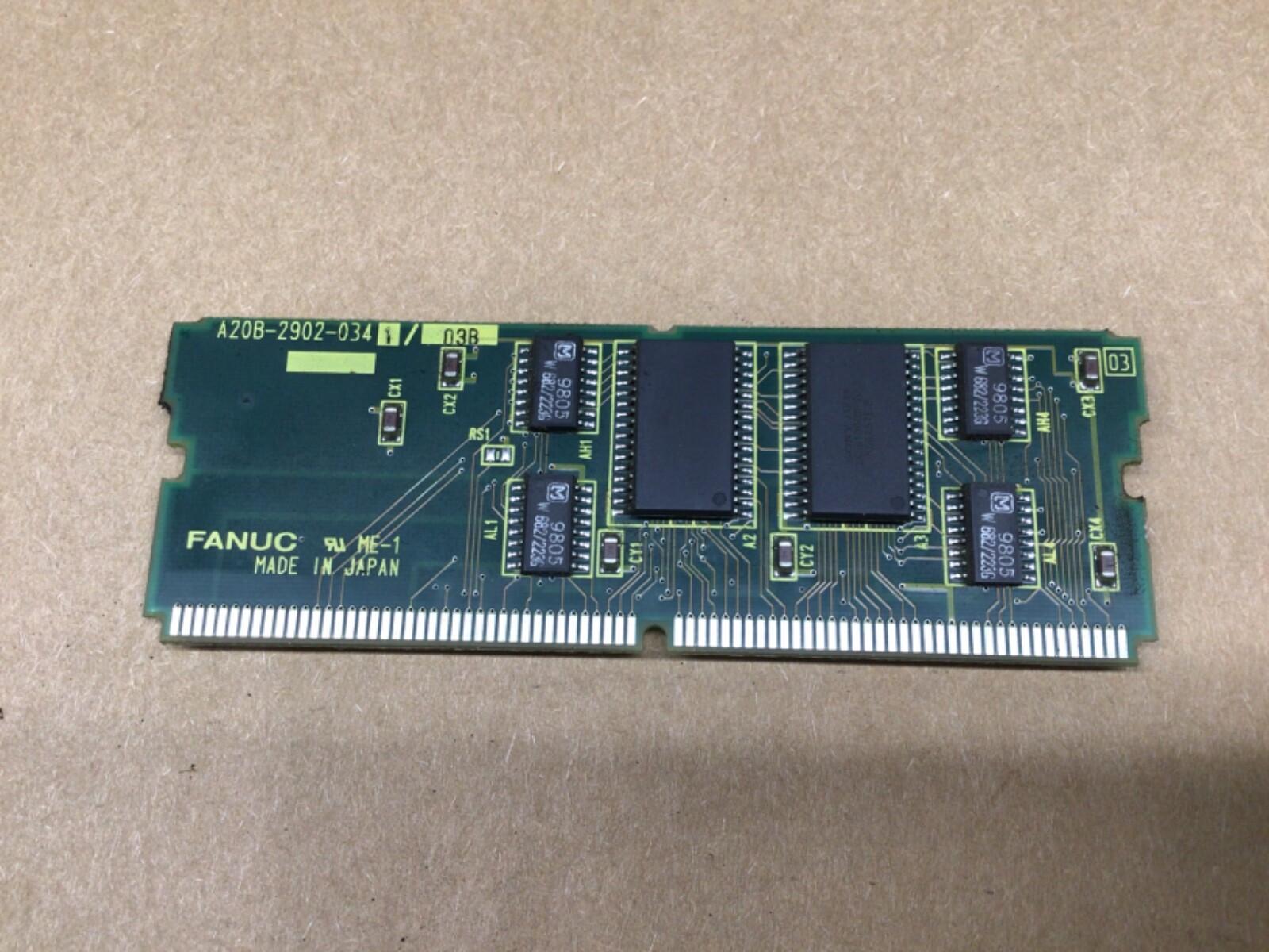 Fanuc A20B-2902-0341/03B Memory Module Daughter Circuit Board #53Y31