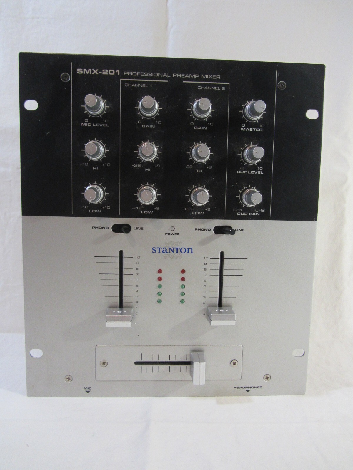 Stanton SMX-201 Professional PreAMP Mixer  FOR PARTS - Fantastic condition