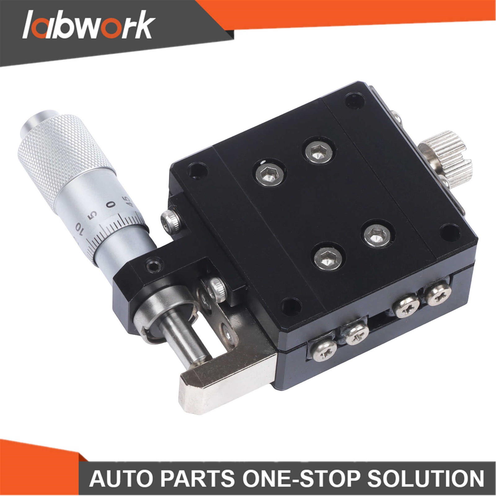 Labwork Precise Linear Stage SEMX40-AS X Micrometer Sliding Table Bearing Trim