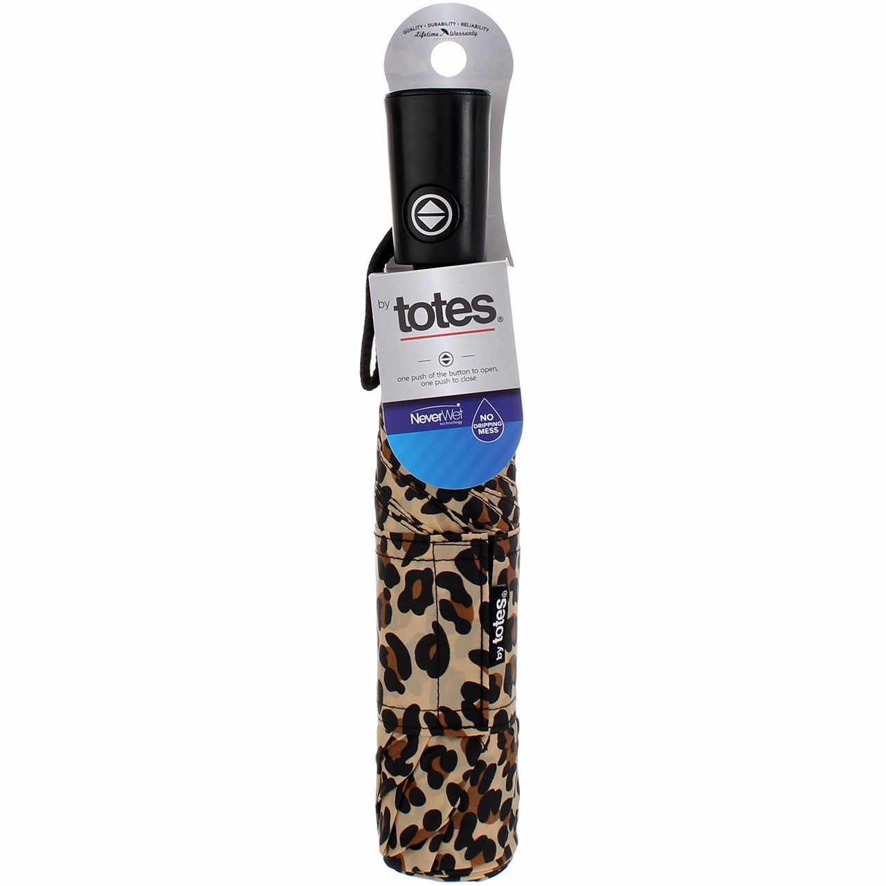 6 Pack Raines by Totes NeverWet Umbrella, 43 inch, Auto Open/Close, Assorted ...