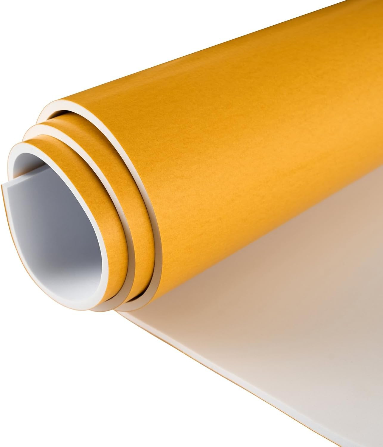 Premium High Density EVA Foam Sheet with Adhesive Backing 15” X 59” White Foam M