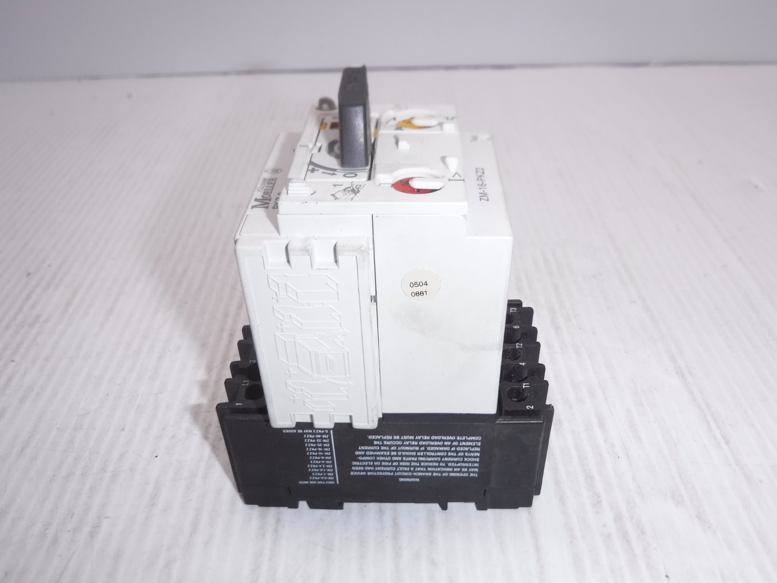 Moeller ZM-16-PKZ2 Circuit Breakers PKZ 2