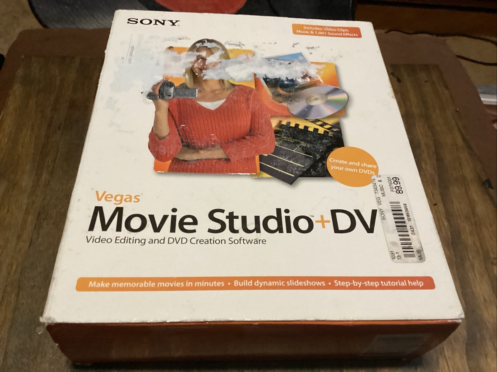 Sony Vegas Movie Studio + DVD Windows Version New Old Stock Free Shipping