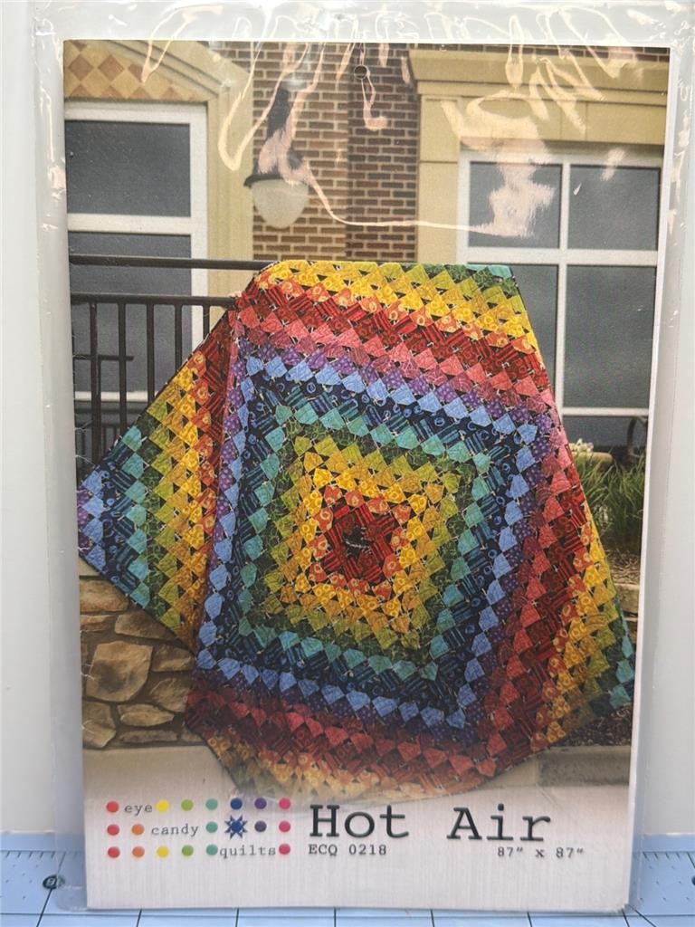 EYE CANDY QUILTS - Quilt Pattern - HOT AIR - ECQ 0218 - 87" x 87" - Taryne Walk