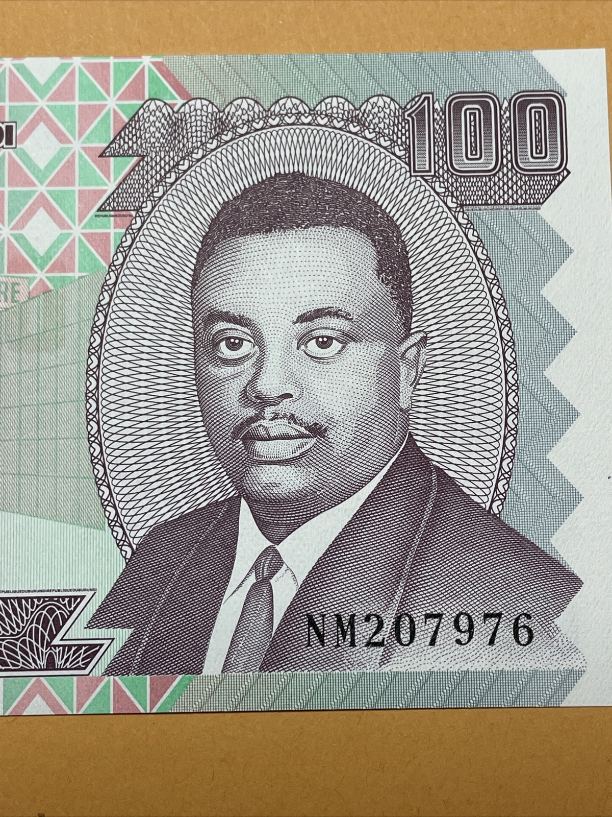 Burundi 100 Francs Uncirculated Paper Money - Dated 2011