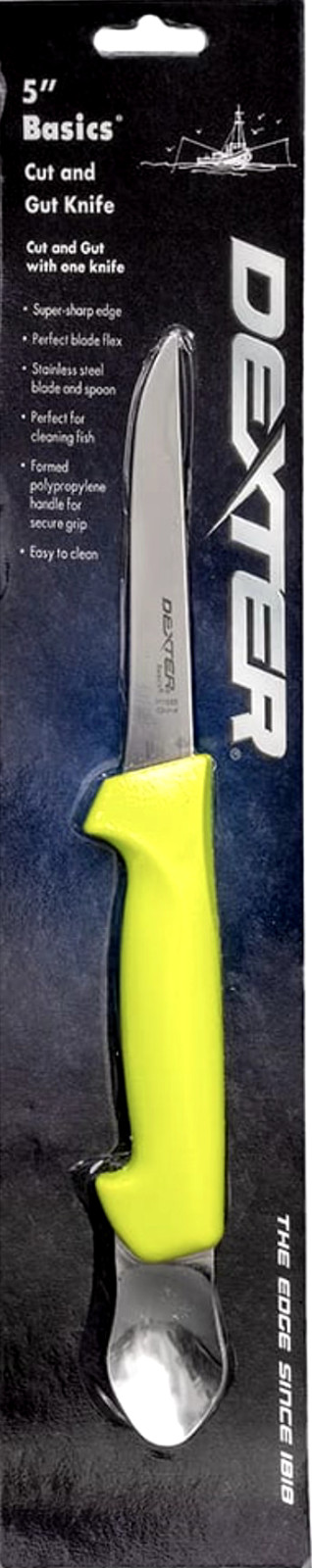 Dexter Russell 5" Cut and Gut Stainless Knife with Spoon..28383
