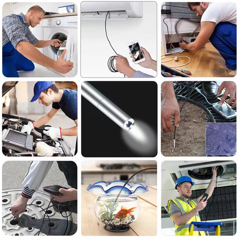 3.9mm Ultra Thin Lens USB Endoscope Borescope Inspection Tube HD Camera Android
